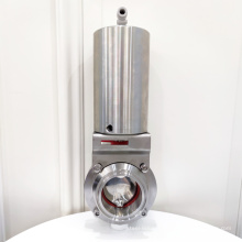 Type d&#39;actionneur pneumatique vertical valve de papillon sanitaire